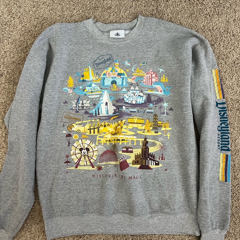 Disney Gray Graphic Men's Sweater